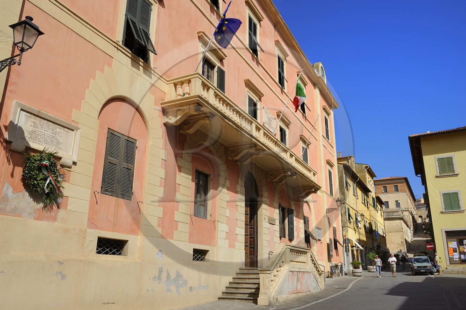 Italie, Toscane, l’Ile d’Elbe, Portoferraio, l'Hotel de Ville