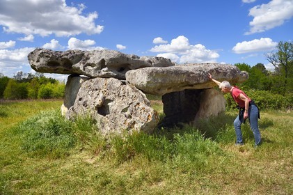 France, Charente (16), Saint-Brice,  dolmen de Garde-Épée