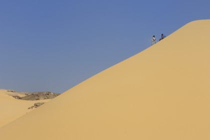 Egypte, Basse-Egypte, désert libyque, les dunes non loin de l'oasis de Bahariya (Bahareyya)