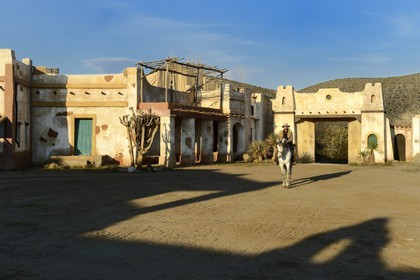Espagne, Andalousie, province de Almeria, désert de Tabernas, parc d'attraction Fort Bravo Texas Hollywood, c'est ici que fut tourné les 7 Mercenaires de John Sturges mais aussi Les Pétroleuses de Christian-Jaque et Pour Une Poignée de Dollars de Sergio Leone
