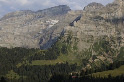 Switzerland, canton of Vaud, Les Diablerets at Col de la Croix
