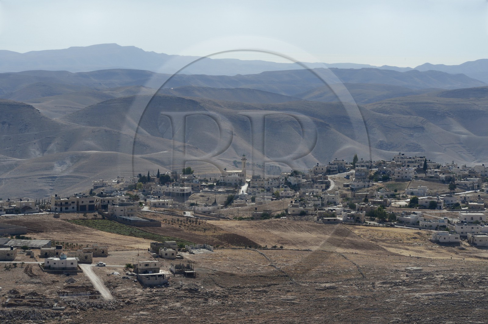 Israel, Cisjordanie, region de Bethléem,  village de Za`Tara aux portes du désert de Judée Israel, Cisjordanie, region de Bethléem,  village de Za`Tara aux portes du désert de Judée