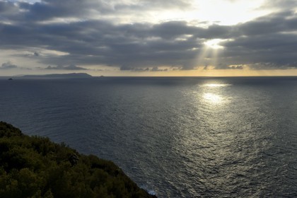 France, Var (83), Iles d'Hyères, parc national de Port Cros, Ile de Port Cros vu depuis le phare de Porquerolles