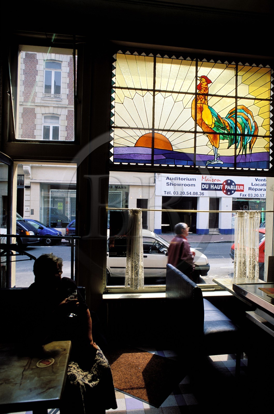 France, Nord (59), Lille, le coq, enseigne d'un Estaminet