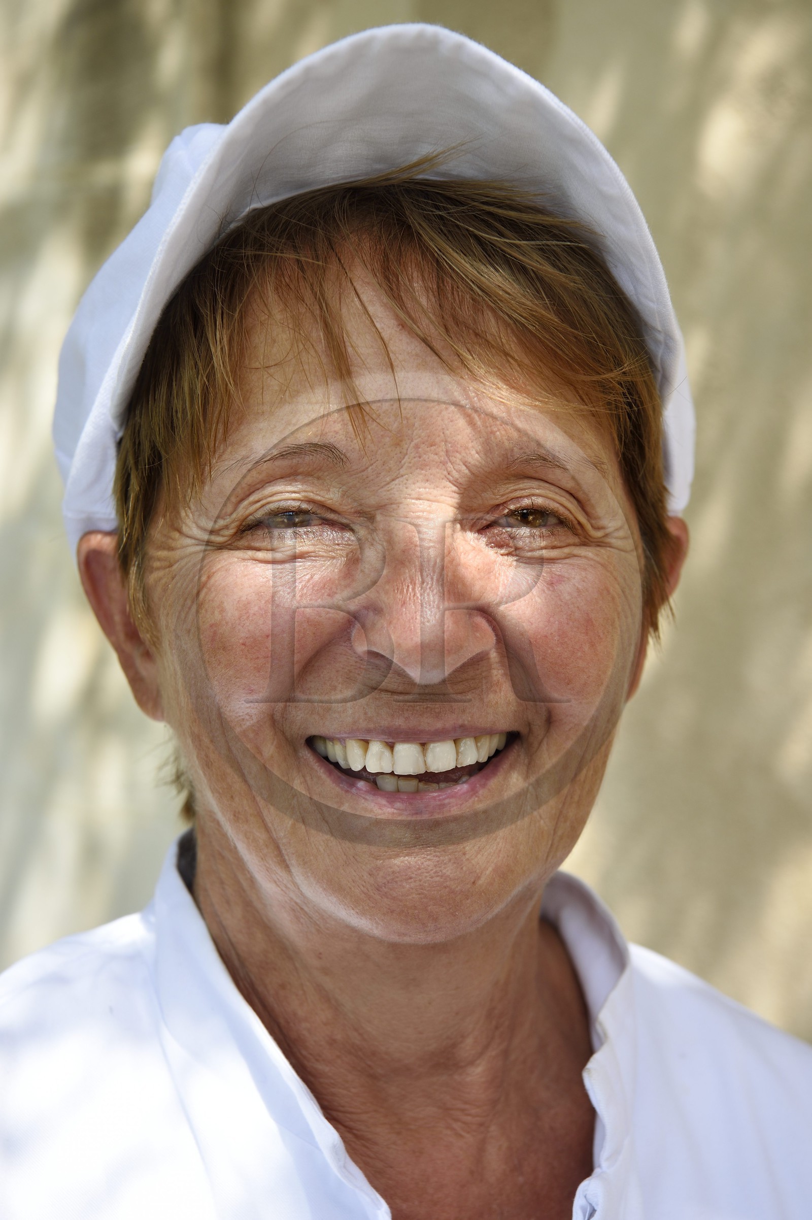 France, Vaucluse (84), Parc Naturel Regional du Luberon, Cadenet (Lourmarin), Auberge La Fenière 1 étoile Michelin, la chef étoilée Reine Sammut