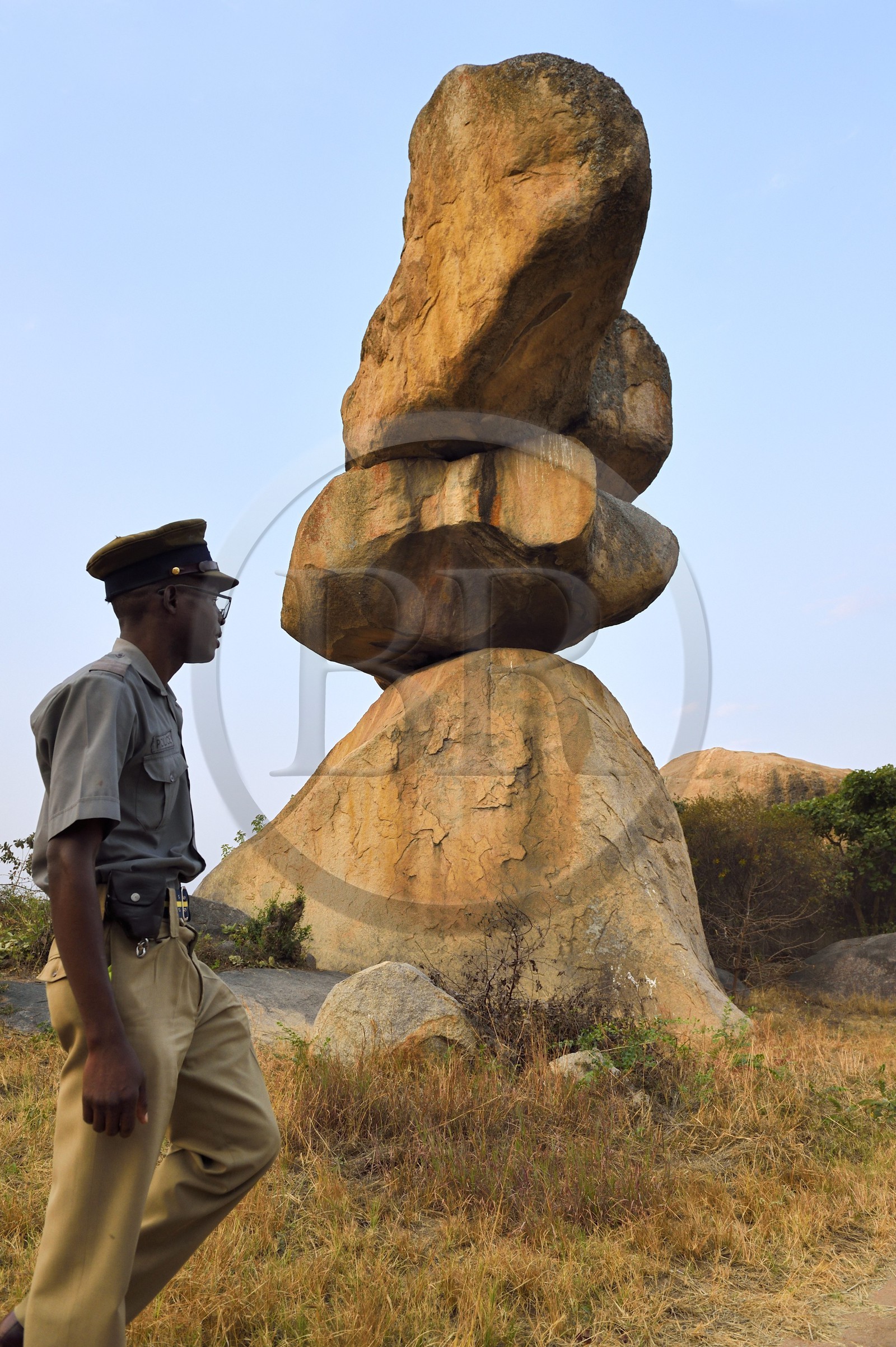 Zimbabwe, Harare province, Epworth Balancing Rocks