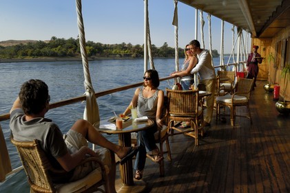 Egypt, Upper Egypt, cruise on Nile River between Luxor and Aswan, Steam Ship Sudan
