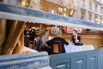 France, Meurthe-et-Moselle, Nancy, Brasserie Flo Excelsior built in 1910, Art Nouveau