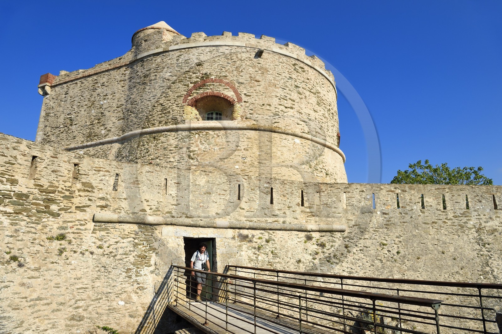 France, Var (83), Iles d'Hyères, parc national de Port Cros, Ile de Port-Cros, le Fort de l'Estissac construit sur ordre de Richelieu entre 1634 et 1640 sur la côte nord-ouest