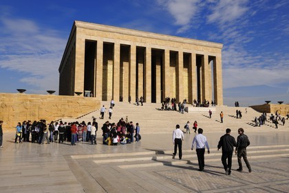 Turquie, Anatolie centrale, Ankara, le mausolée d'Atatürk
