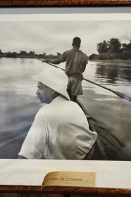 France, Haut-Rhin (68), Kaysersberg, maison natale et musée du Docteur Albert Schweitzer, Albert Schweitzer au Gabon