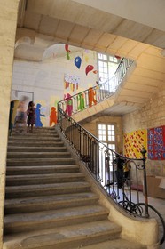 France, Herault, Montpellier, nursery located in the Bachy de Cayla mansion (18th century)
