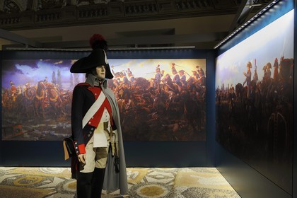 Italie, Piémont, Marengo Museum, la bataille de Marengo eut lieu le 14 juin 1800 près de la ville de Alessandria à 70 km au nord de Gênes entre les victorieuses forces françaises de Napoleon Bonaparte et l'armée autrichienne