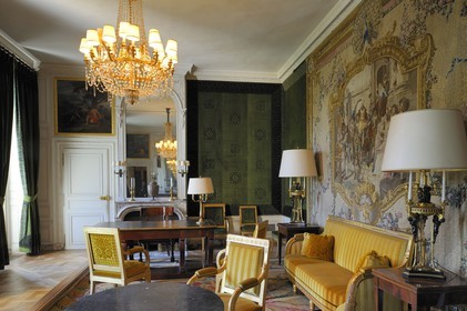 France, Yvelines, Chateau de Versailles, listed as World Heritage by UNESCO, Trianon sous bois, the Grand Trianon Wing, the General de Gaulle's desk