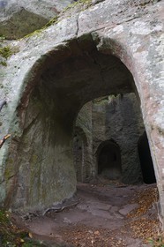 France, Bas-Rhin (67), château du Vieux-Windstein