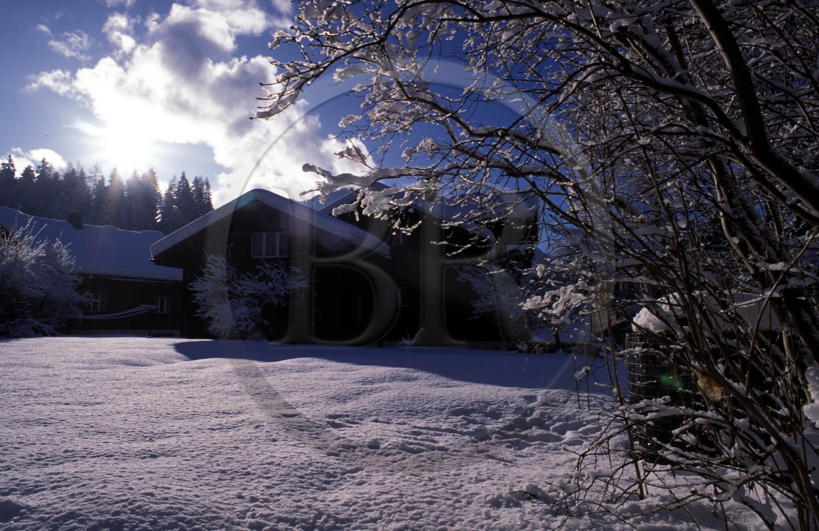 Switzerland, region of Bern (Bernese Oberland), Saanenland, chalet in Gstaad