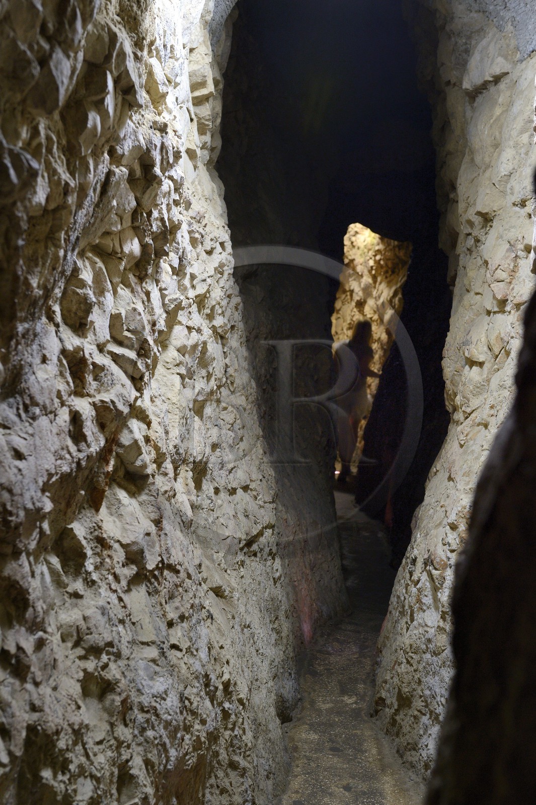 Israel, Jérusalem, ville sainte, la Cité de David au sud de la vieille ville, tunnel d'Ezéchias