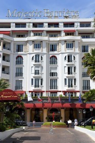 France, Alpes-Maritimes (06), Cannes, l'hotel Majestic du groupe Barrière sur le boulevard de la Croisette