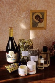 France, Drôme, products of the trappist abbey of Notre Dame of Aiguebelle