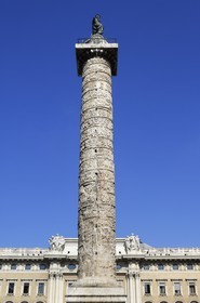 Italy, Lazio, Rome, historical center listed as World Heritage by UNESCO, piazza Colonna, Column of Marcus Aurelius (Colonna di Marco Aurelio)
