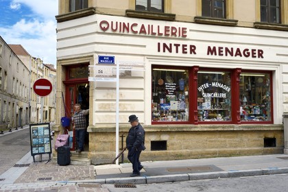 France, Moselle, Metz, hardware store in rue Mazelle