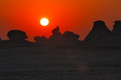 Egypt, Libyan Desert, the White Desert North of Farafra
