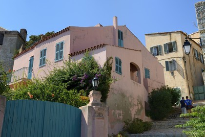 France, Haute Corse, Calvi, the citadel, the Villa Rose housed the prince Yusupov, the assassin of Rasputin