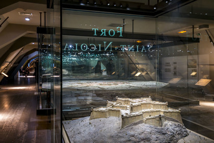 France, Paris (75), Hotel des Invalides, Musée de l'Armée, Musée des Plans-Reliefs, maquette du Fort Saint-Nicolas à Marseille