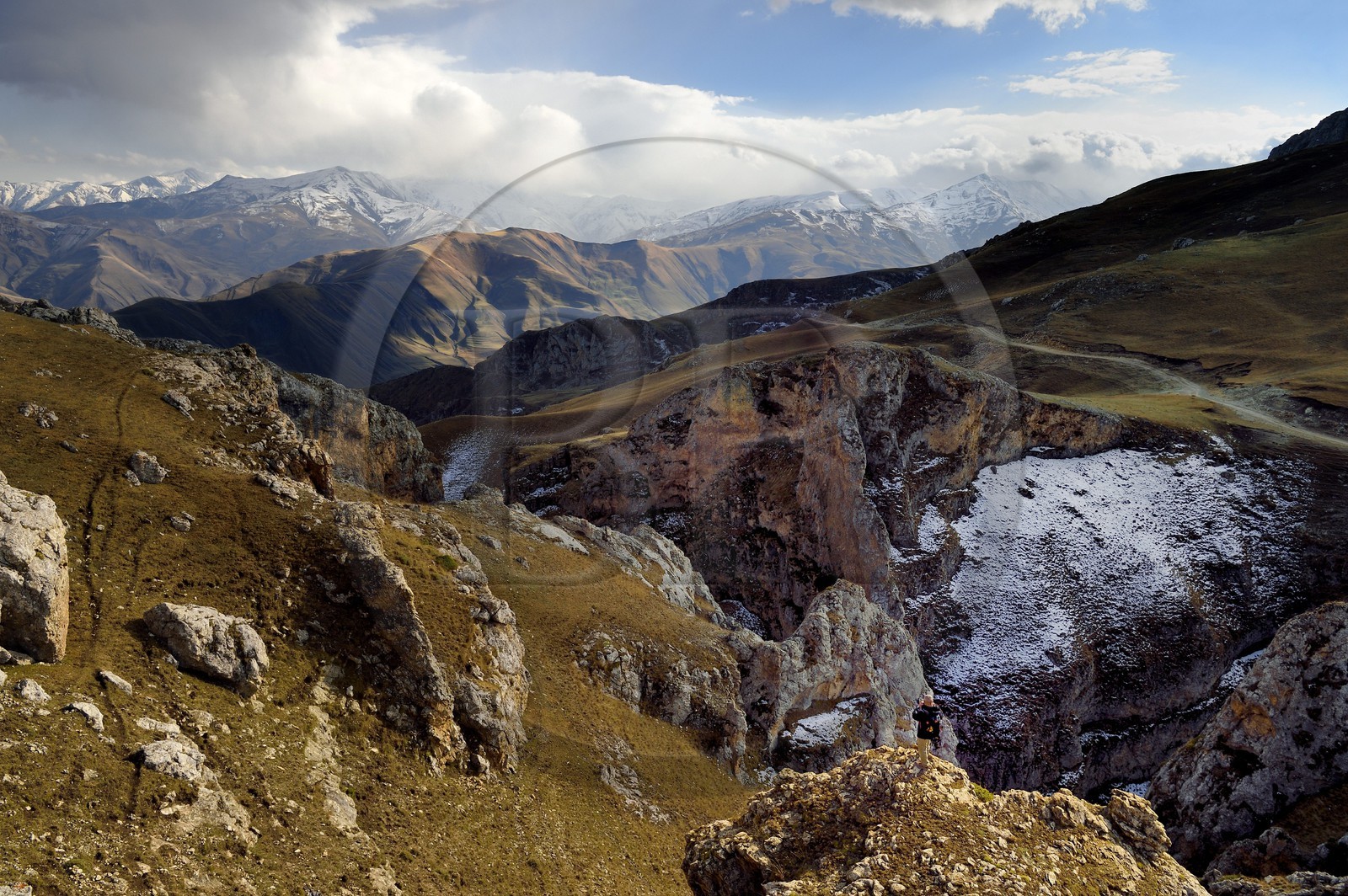 Azerbaïdjan, région de Quba (Guba), chaine de montagne du Grand Caucase, randonnée entre le village de Qalaxudat et de Giriz