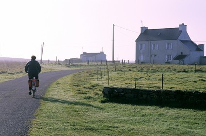 France, Finistere, Ouessant island, country side next to Kergadou village