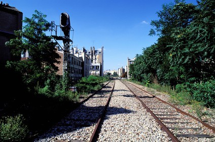 France, Paris (75), la petite ceinture (ancienne voie ferrée dans le 12ème arr.)