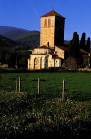 France, Haute Garonne (31), Valcabrere, Saint Just Romanesque Church listed as World Heritage by UNESCO as part of the Route of Santiago de Compostela
