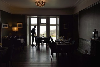 Royaume-Uni, Ecosse, région des Highlands, les Hébrides, Ile de Skye, Flodigarry, le Flodigarry Hotel et pub