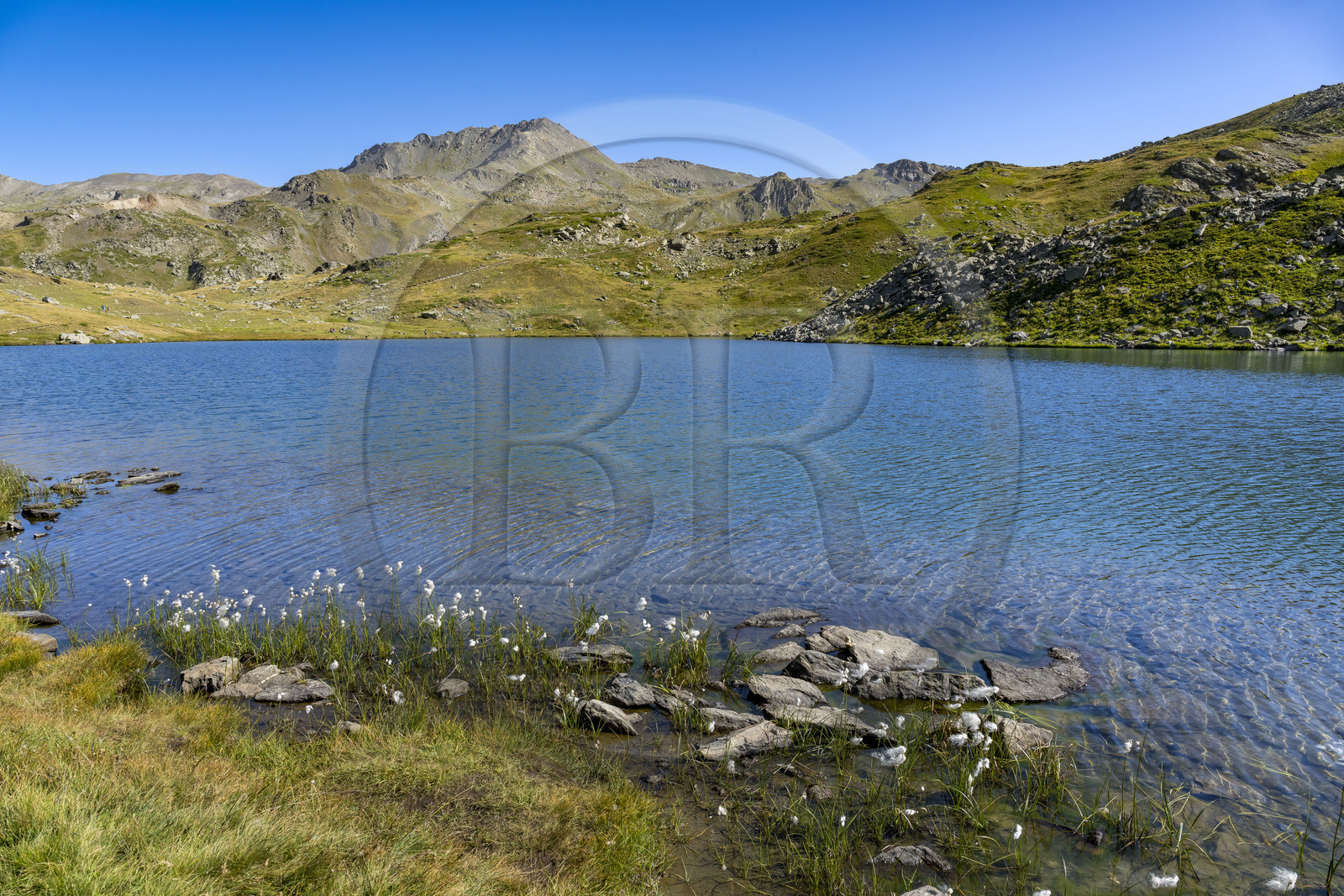 France, Hautes Alpes (05), le Briançonnais, Névache, haute vallée de la Clarée, le Lac Long à une altitude de 2387m