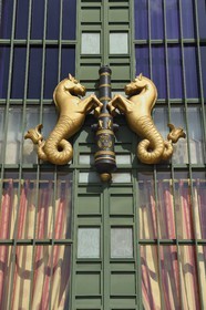 France, Var, Toulon, the naval base (Arsenal), the Mediterranean maritime prefecture door