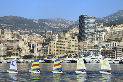 Principality of Monaco, Monaco, the sailing school in Port Hercule