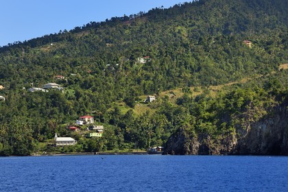 Caraïbes, Ile de la Dominique, Toucari Bay au nord de Portsmouth