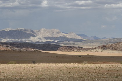 Namibie, région de Khomas, désert du Namib en bordure du Gamsberg Nature Reserve à l'ouest et du parc national Namib Naukluft à l'Est