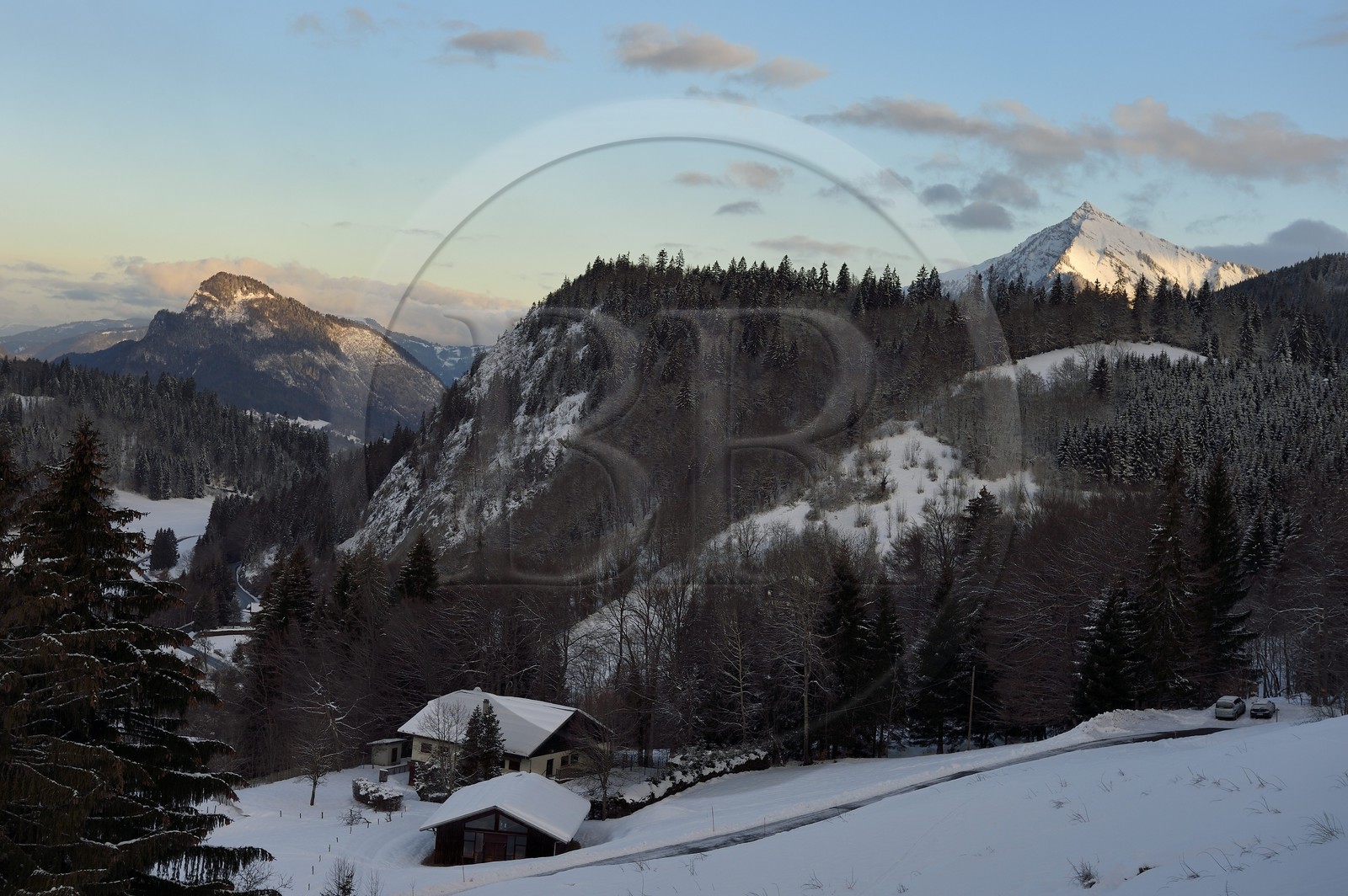 France, Haute-Savoie (74), Arâches-la-Frasse, station de ski Les Carroz d'Arâches