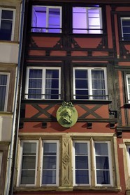 France, Bas Rhin, Strasbourg, old town listed as World Heritage by UNESCO, house where Goethe lived in 1770-1771 at 36 rue du Vieux-Marché-aux-Poissons
