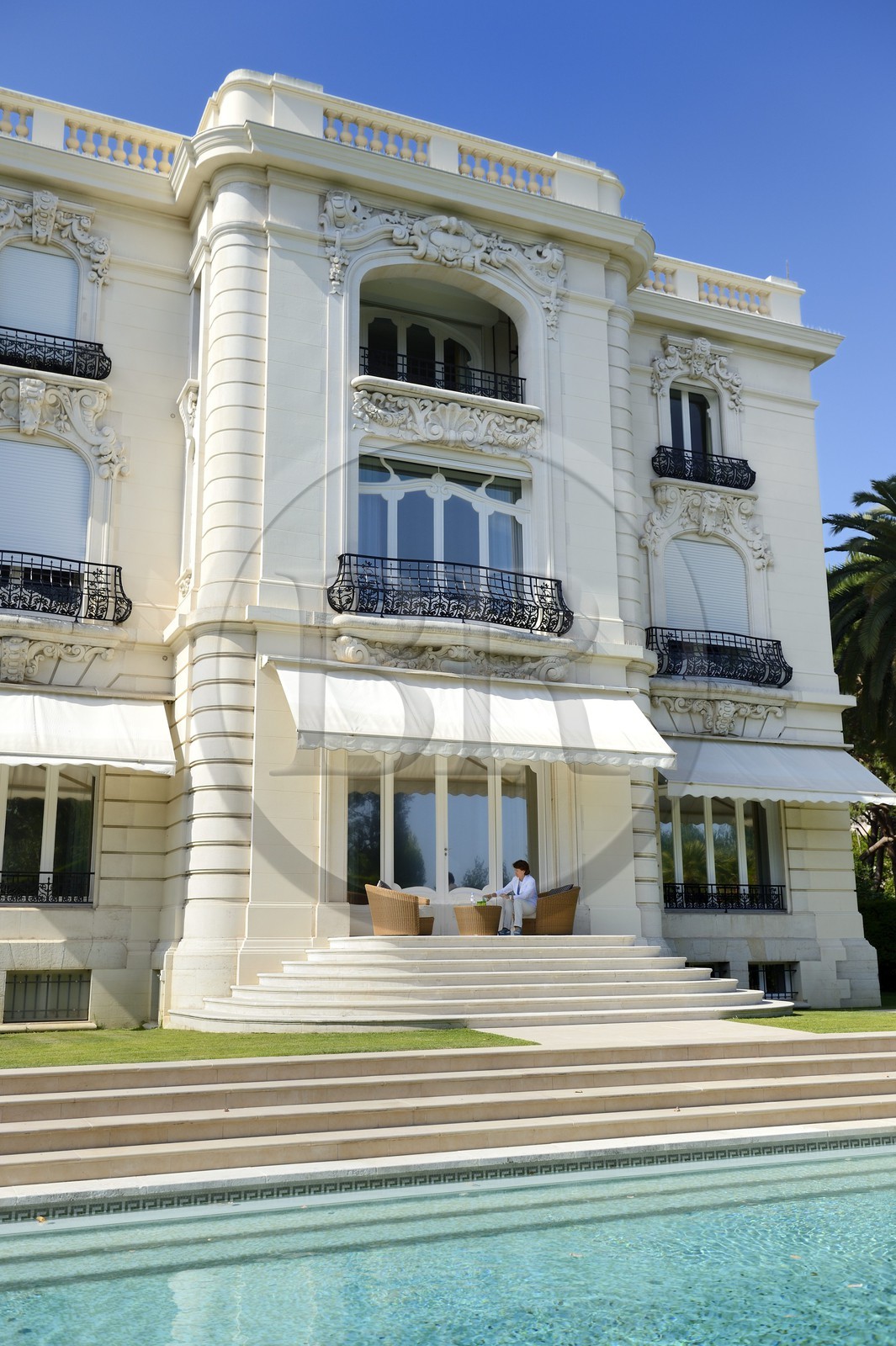 France, Alpes-Maritimes (06), Cannes, la villa La Californie où vécu Pablo Picasso, aujourd'hui renommé le Pavillon de Flore par Marina Picasso, Marina Picasso petite fille de Picasso