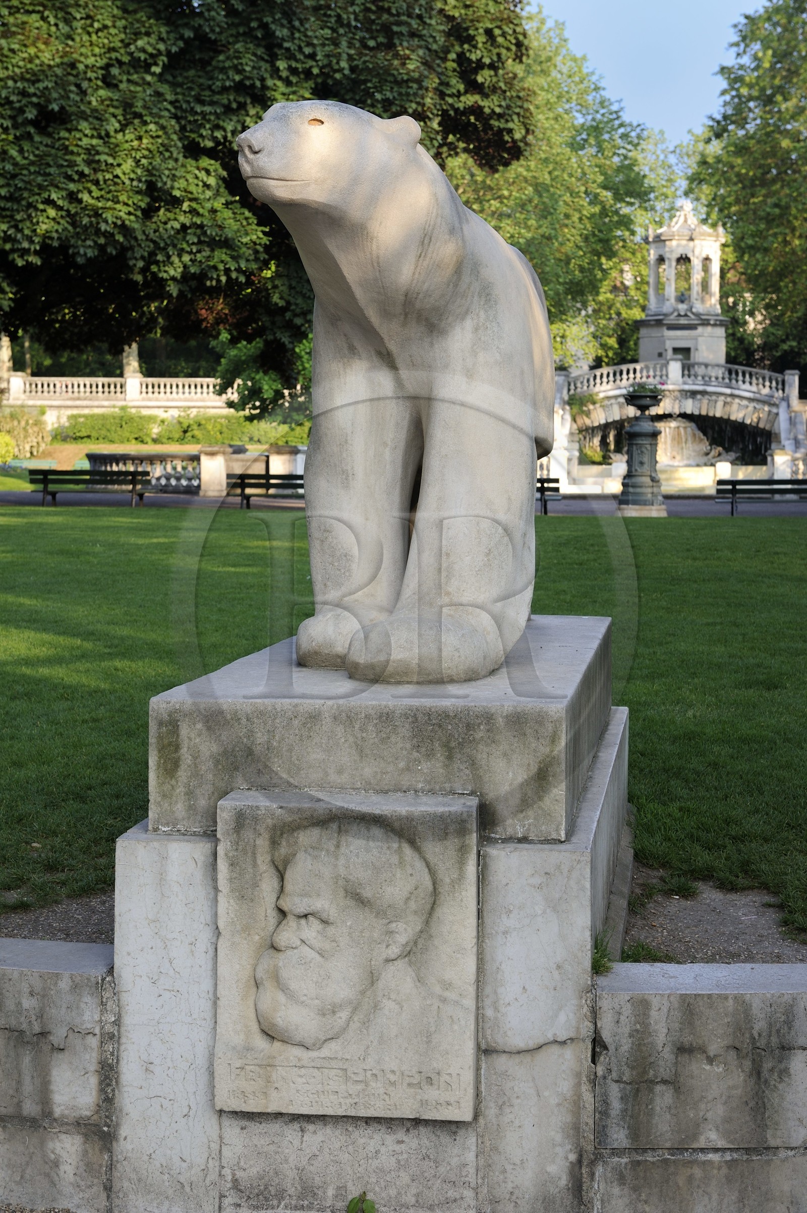 France, Côte d'Or (21), Dijon, jardin Darcy, l'Ours Pompon
