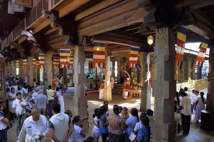 Sri Lanka, center province, Kandy, Temple of the Buddha Tooth (Sri Dalada Maligawa)