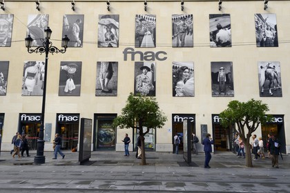 Espagne, Andalousie, Séville, avenida de la Constitucion, magasin FNAC