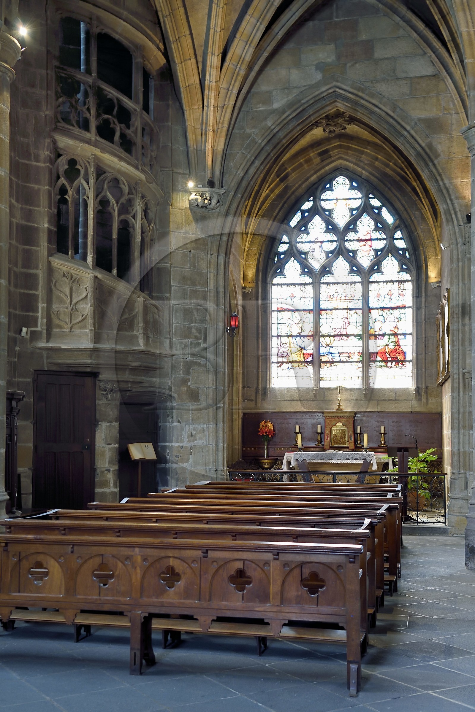 France, Allier (03), ancienne province du Bourbonnais, Moulins, cathédrale Notre-Dame-de-l'Annonciation