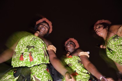 Gabon, Libreville, traditional dances at a wedding
