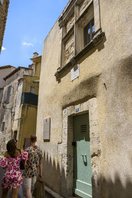 France, Bouches du Rhone, Regional Natural Park of the Alpilles, Saint Remy de Provence, maison natale de Nostradamus rue Hoche