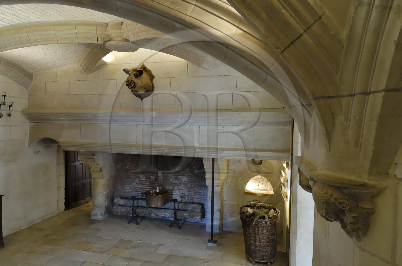 France, Indre-et-Loire (37), château de Chenonceau, les cuisines France, Indre-et-Loire (37), château de Chenonceau, les cuisines