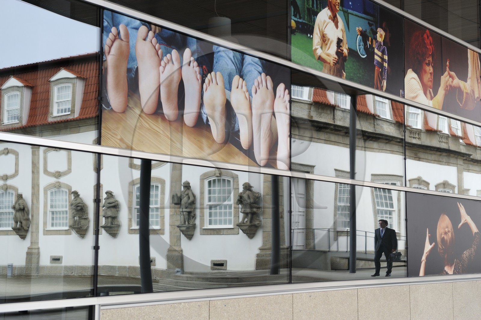 Portugal, région du Minho, Guimaraes, centre culturel Vila Flor et siège de Guimaraes 2012