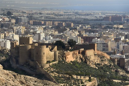 Spain, Andalusia, Almeria, the Alcazaba fortress